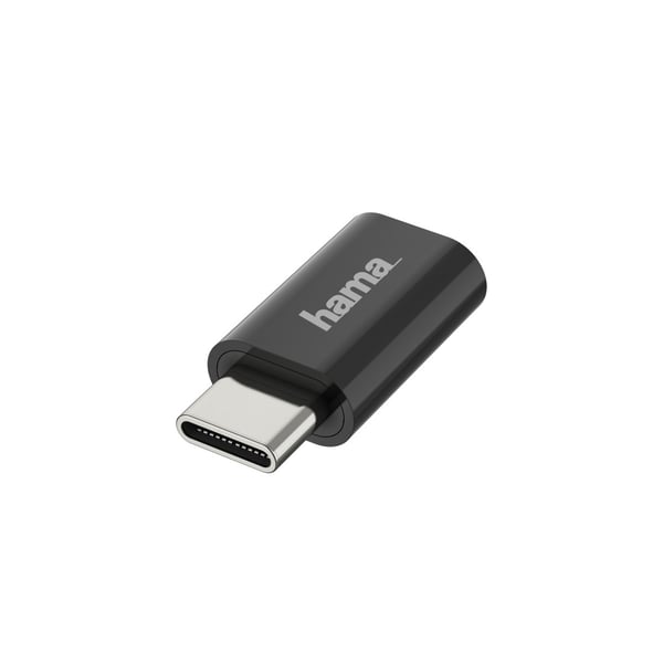 Hama 00200310 kabel kønsskifter Micro USB USB-C Sort