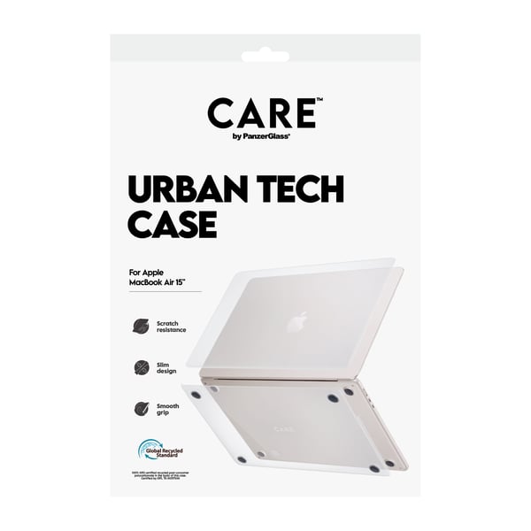 PanzerGlass CARE™ by ® Case Transparent Macbook Air 15'' M2 | M3 | M4 mobiltelefonfodral Mobilskal