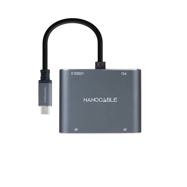 Nanocable 10.16.4305 USB grafisk adapter Grå