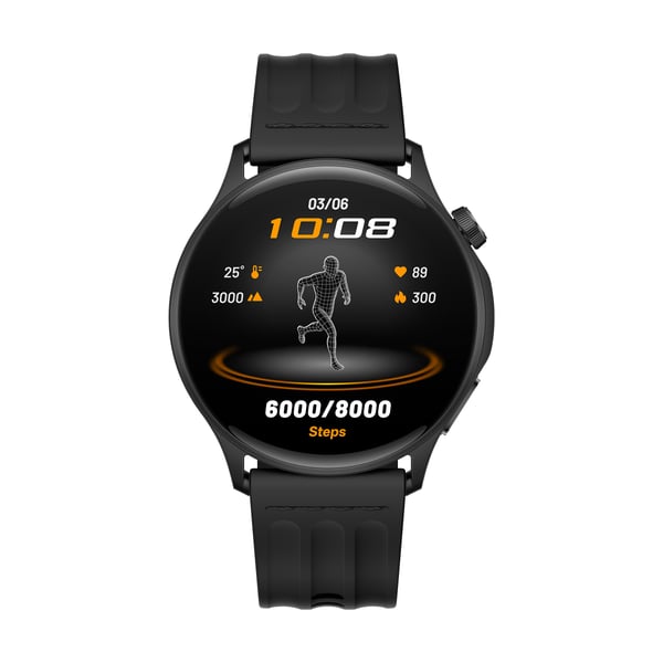 OPPO Watch S 3,71 cm (1.46") AMOLED 45 mm Digital 464 x 464 pixlar Pekskärm Svart Wi-Fi GPS