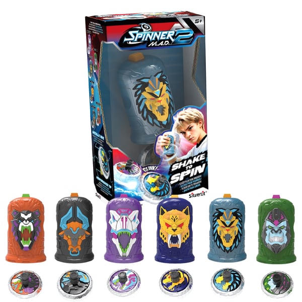 Silverlit Spinner M.A.D. II Single Pack Twirling spinningtop