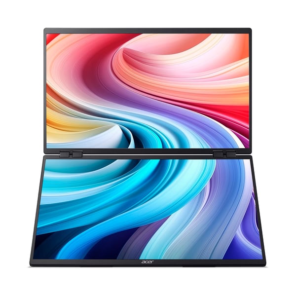 Acer PD243YEbmiuux Bærbar skærm Sort 60,5 cm (23.8") LCD 1920 x 1080 pixel