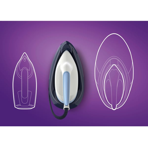 Philips 6000 series PSG6026/20 ångstrykjärnsladdare 2400 W 1,8 l SteamGlide Plus stryksula Grå