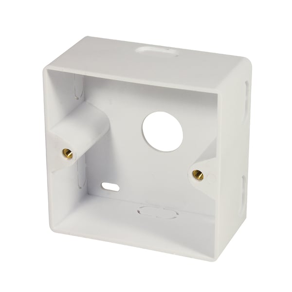 LogiLink NP0124 eluttag 2 x RJ-45 Metallisk, Vit