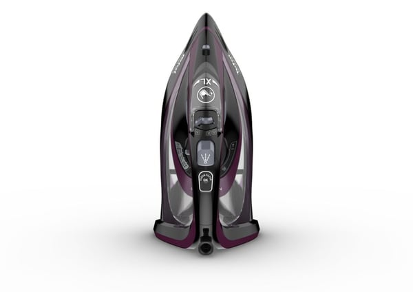 Tefal Ultimate Pure FV9835 strykjärn Torr & Ångstrykjärn Stryksula Durilium Autoclean 3000 W Lila