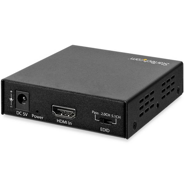 StarTech.com 4K HDMI Ljudextraktor - 4K 60Hz - HDMI Ljudsplitter - HDR - SPDIF Toslink Opt