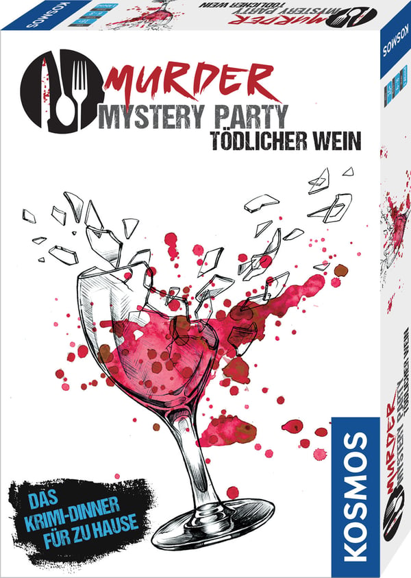 Kosmos Murder Mystery Party - Tödlicher Wein Partyspel med kort
