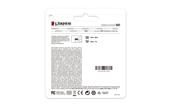 Kingston Technology Canvas Select 512 GB micSDXC Plus 100R A1 C10-kort + ADP