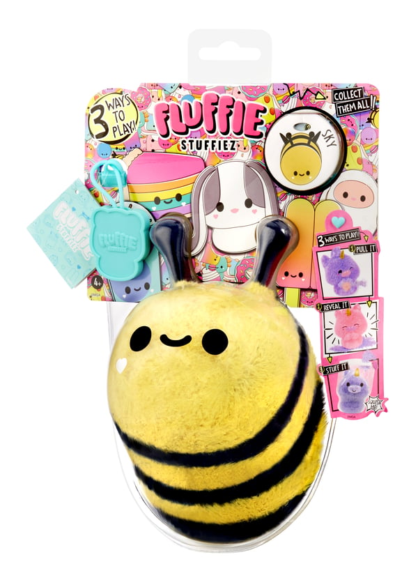 MGA Entertainment Fluffie Stuffiez Small Plush- Bee/ Lady Bug