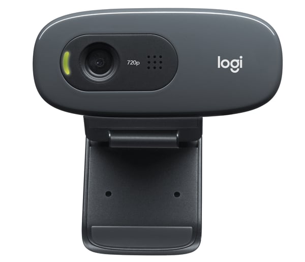 Logitech 960-000584 webcam 3 MP 1280 x 720 pixel USB Grå, Mørkegrå