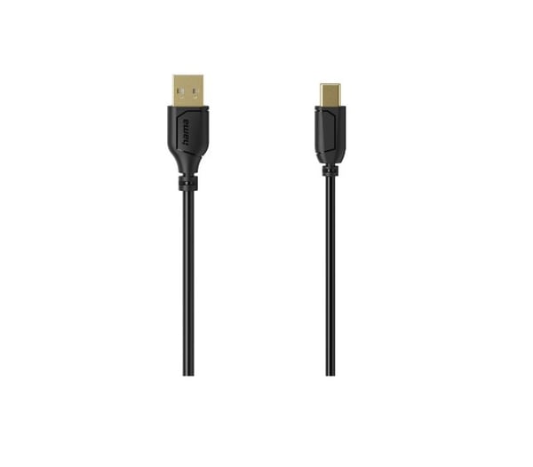 Hama 00074265 USB-kablar USB 2.0 0,75 m USB A USB C 0,48 Gbit/s Svart