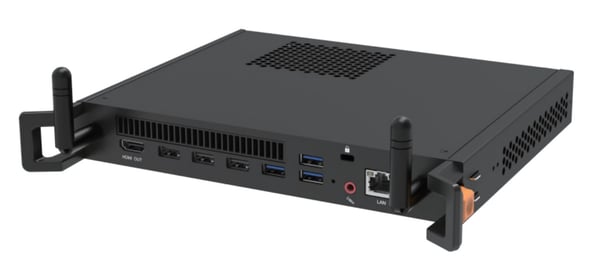 MAXHUB MT71F persondatorer/arbetsstationer Intel® Core™ i7 i7-12650H 16 GB DDR4-SDRAM 256 GB SSD Windows 11 Pro Mini-PC Svart
