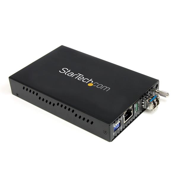 StarTech.com ET1000S40LC2 mediakonverterare för nätverk 2000 Mbit/s 1310 nm Enkelläge Svart