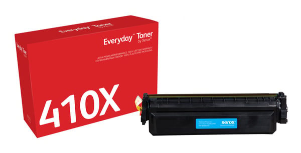 Everyday™ Cyan Toner by Xerox compatible with HP 410X (CF411X), Hög kapacitet