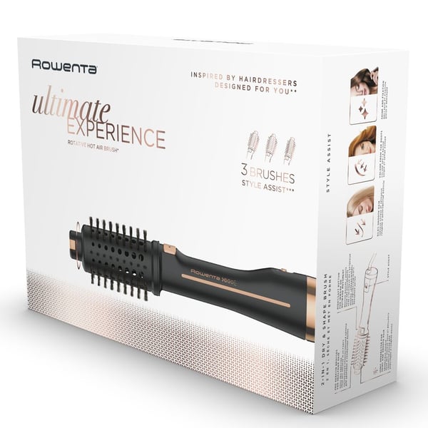 Rowenta Ultimate Experience CF9620 Kuumailmaharja Lämmin Musta, Kupari 750 W