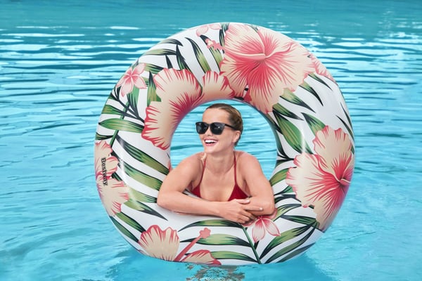 Bestway 36237 pool- och badmadrass Multifärg, Transparent Bild PVC Simring