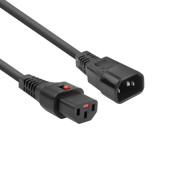 ACT AK5328 strömkablar Svart 2 m C13 coupler C14 coupler