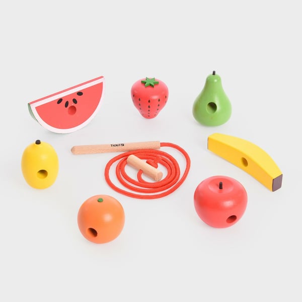 Tickit Wooden Lacing Fruits