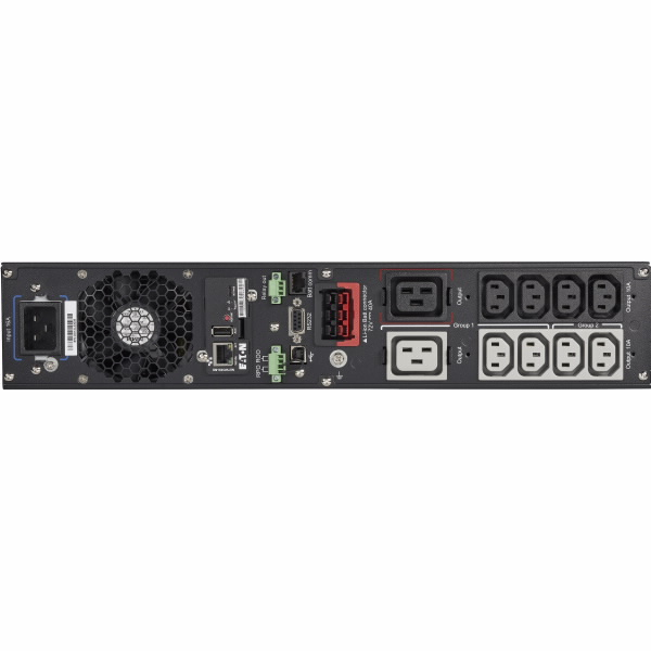 Eaton 9PX 2200i RT2U Netpack UPS-virtalähde Taajuuden kaksoismuunnos (verkossa) 2,2 kVA 2200 W 10 AC-pistorasia(a)