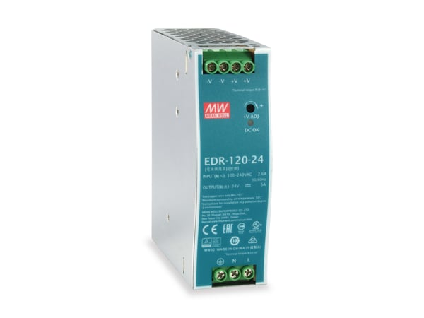 LevelOne POW-2441 strömförsörjningsenheter 120 W Mintfärgad, Silver
