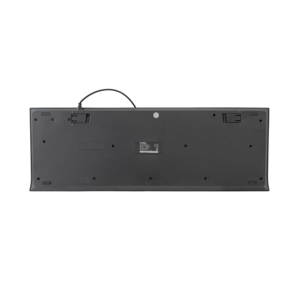 CoolBox COO-TEC01-U tastatur Hjemme/kontor USB QWERTY Spansk Sort