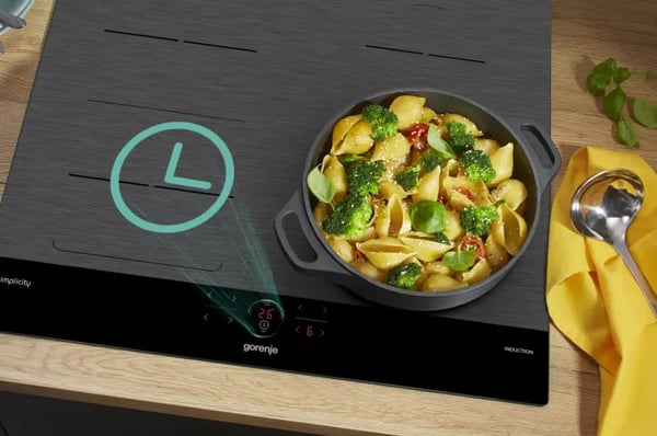Gorenje GI6421SYB Sort, Grå Indbygget 59.5 cm Zone induktionskogeplade 4 zone(s)