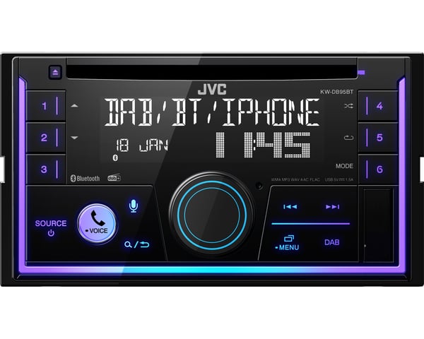JVC KW-DB95BT Musta 200 W Bluetooth