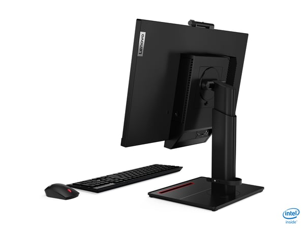 Lenovo ThinkCentre Tiny-In-One computerskærm 60,5 cm (23.8") 1920 x 1080 pixel Fuld HD LED Sort