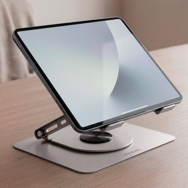 AISENS LP5SXL-489 kannettavan tietokoneen teline Kannettavan tietokoneen ja tabletin teline Hopea 43,2 cm (17")