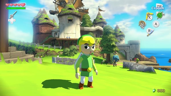 Nintendo The Legend of Zelda : The Wind Waker HD - Selects Tyska, Engelska, Spanska, Franska, Italienska Wii U