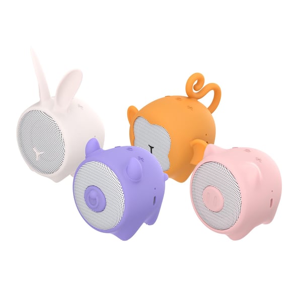 Celly WSRABBIT bärbara högtalare och partyhögtalare Vit 3 W