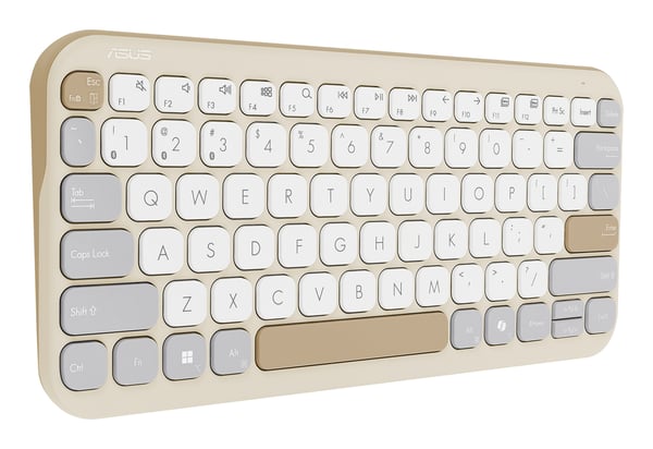 ASUS Kw100 näppäimistö beige - Näppäimistö - QWERTZ