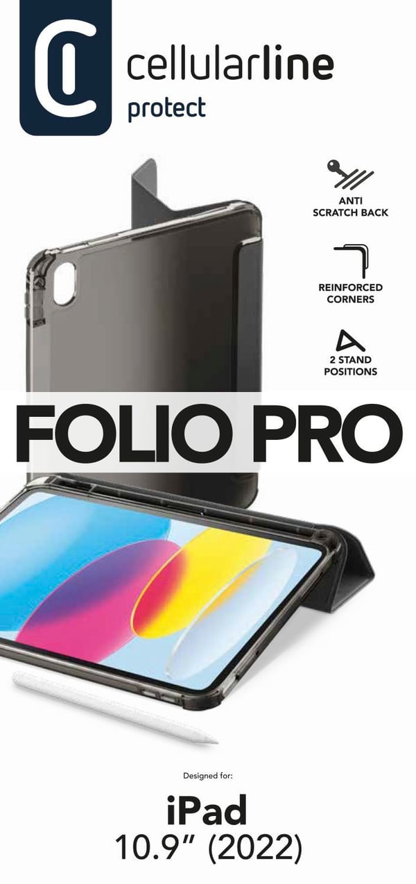 Cellularline 8018080452499 27,7 cm (10.9") Folie Sort