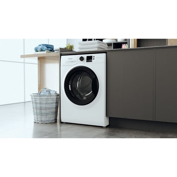 Hotpoint Active 40 NF1046WK IT Pesukone Edestä täytettävä 10 kg 1351 RPM Valkoinen