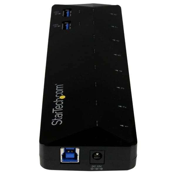 StarTech.com 10 Port USB 3.0 Hub med Lade- og Synkroniseringsport