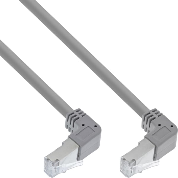 InLine S-76602U-0.9 netværkskabel Grå 0,9 m Cat6 S/FTP (S-STP) Rund