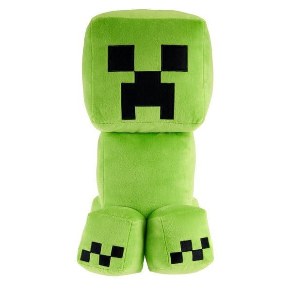 Minecraft Minecraftin Creeper, 40-senttinen jumbopehmohahmo, pikselimäinen ulkoasu