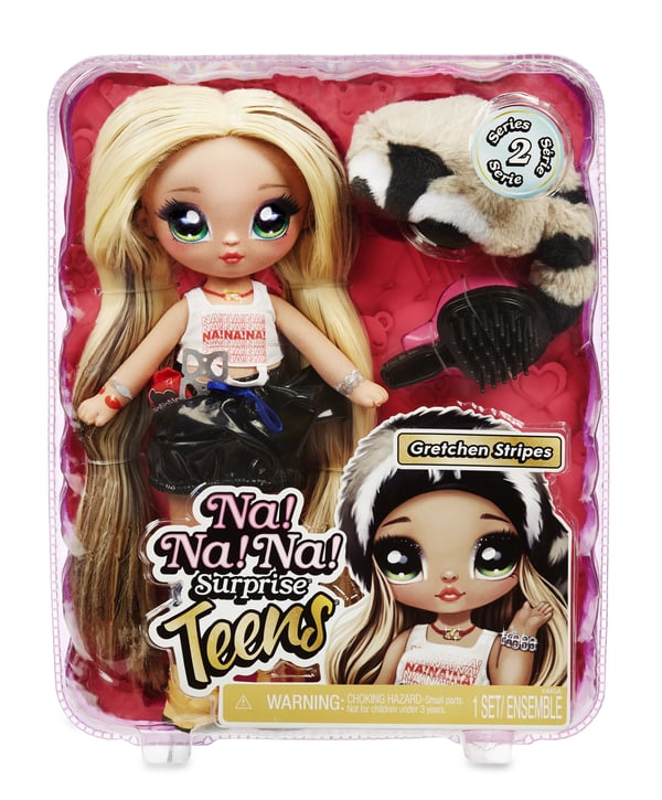 Na! Na! Na! Surprise Teens Doll - Gretchen Stripes (Raccoon)