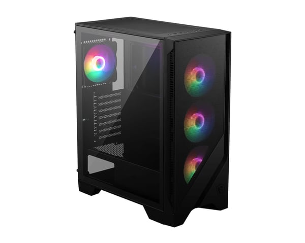 MSI MAG Forge 120A AIRFLOW Midi Tower Svart, Transparent