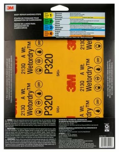 3M Highland 32040 sandpapper Slipark P320 5 styck