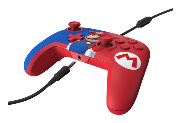 PDP Mario Dash Blå, Rød USB Gamepad + headset Analog/digital Nintendo Switch, Nintendo Switch OLED