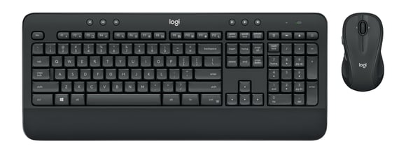 Logitech MK545 Advanced tangentbord Mus inkluderad Universal USB QWERTZ tyska Svart