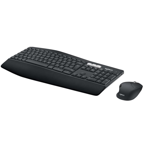 Logitech MK850 Performance tastatur Mus inkluderet Universel RF trådløs + Bluetooth AZERTY Belgisk Sort