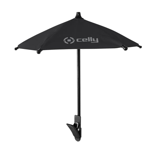 Celly UMBRELLA FOR SMARTPHONE Musta