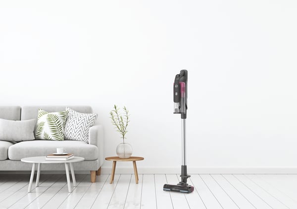 Hoover HF920H 011 2-i-1 stangstøvsuger Batteri Dry EPA Poseløs 0,7 L Rose, Lyserød