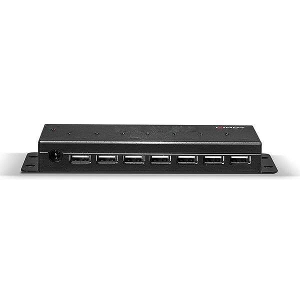 Lindy 42794 gränssnittshubbar USB 2.0 Type-B 480 Mbit/s Svart
