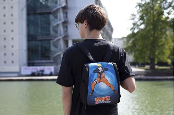 Konix Naruto Rygsæk Nintendo Sort, Blå, Orange
