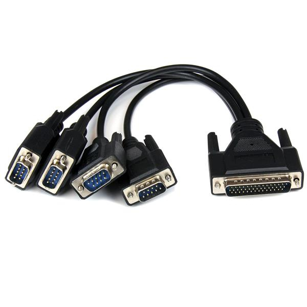 StarTech.com PCI express PCIe seriellt kombokort med 4 portar – 2x RS232 2x RS422/RS485