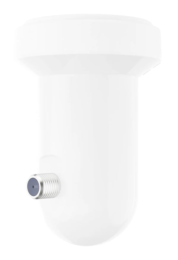 Hama 00205374 nedkonverterare Single LNB 10,7 - 12,75 GHz Vit