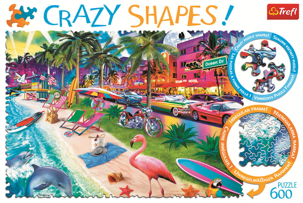 Trefl Crazy Shapes! Puslespil 600 stk Landskab